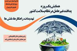  همایش پدافند غیرعامل در نظام سلامت کشور در دانشکده بهداشت دانشگاه علوم پزشکی تهران برگزار می شود